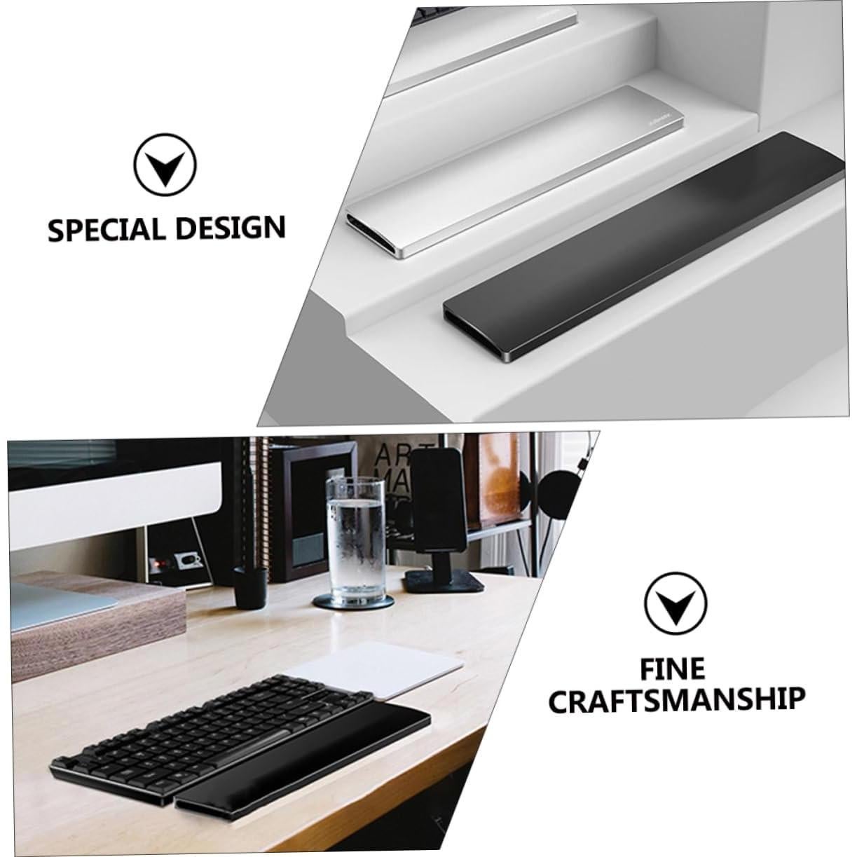 Almohadilla Ergonómica para Muñeca Gadpiparty - Teclado Mecánico Antideslizante