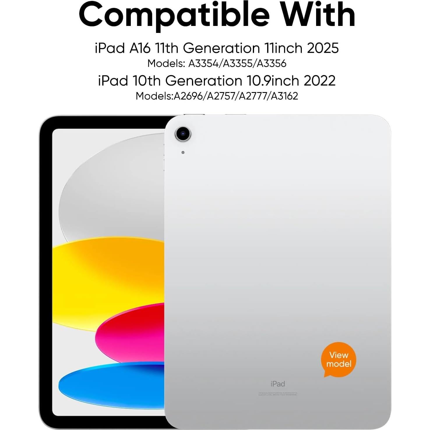 Funda con Teclado Inalámbrico PAUL B para iPad 10ª/11ª Gen 10.9"/11"