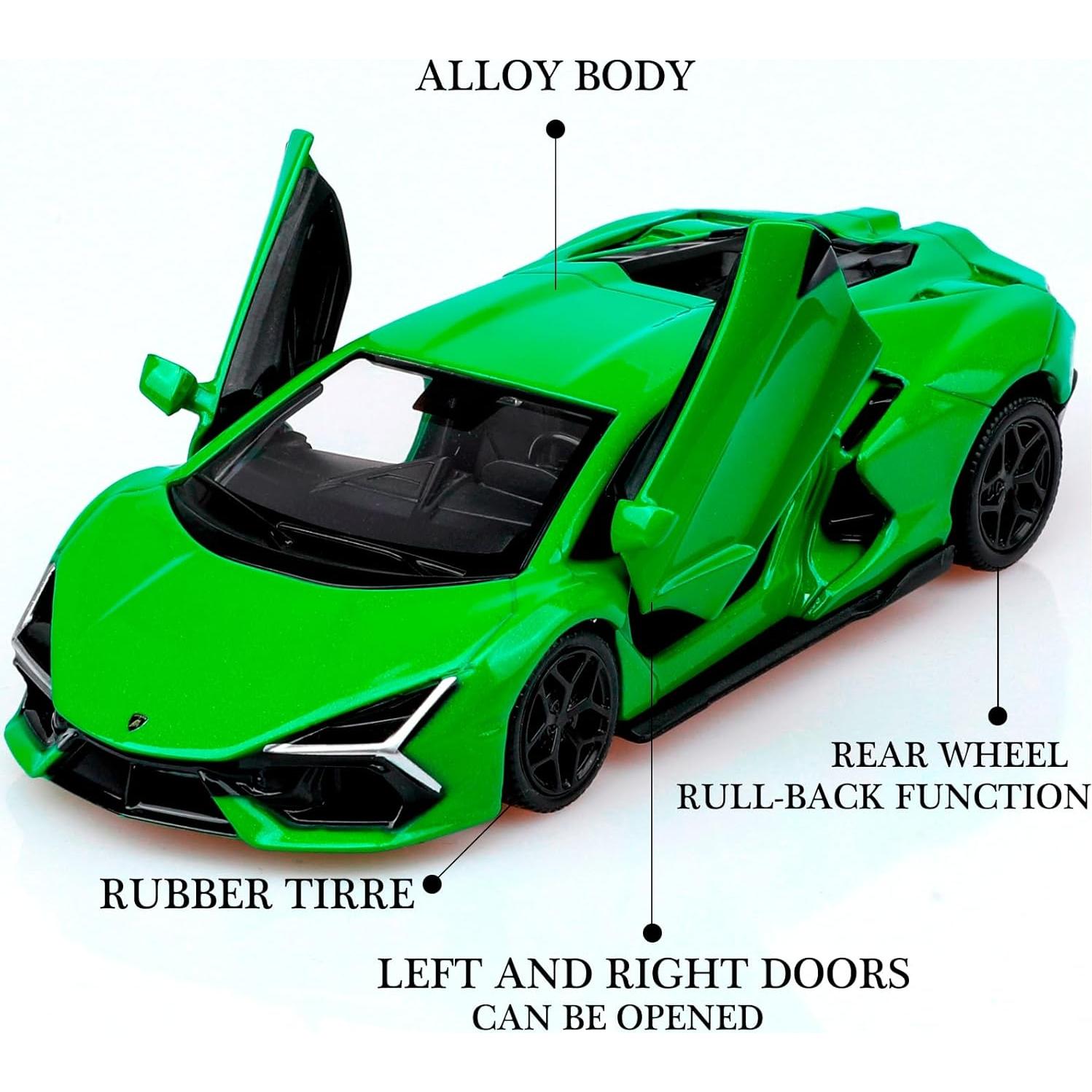 Coche de Juguete Die-Cast Lamborghini Revuelto 1:36 Retroceso