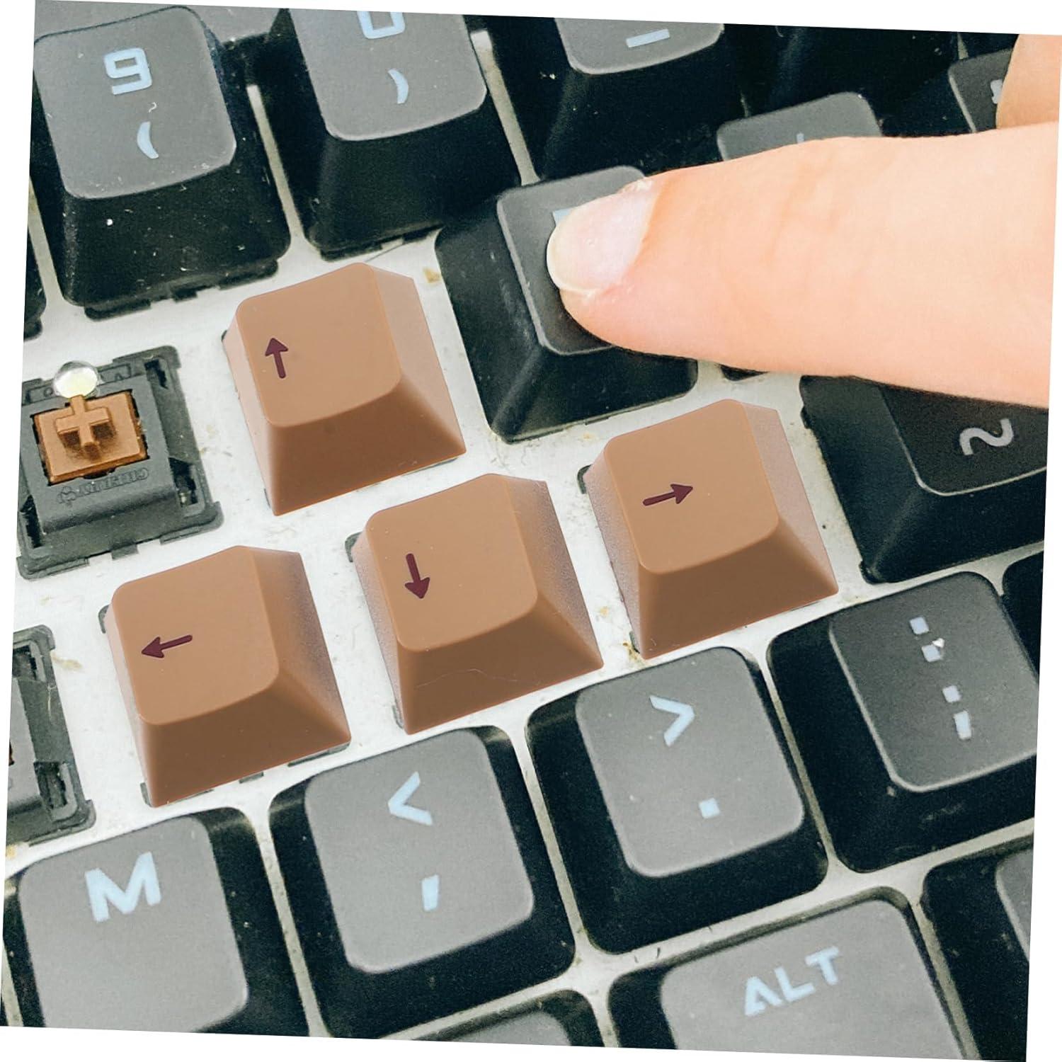 Homoyoyo Unique Keyboard Keycaps Keycaps for Mechanical Keyboards Ergonomic Comfortable Office School Supplies Accessories Red