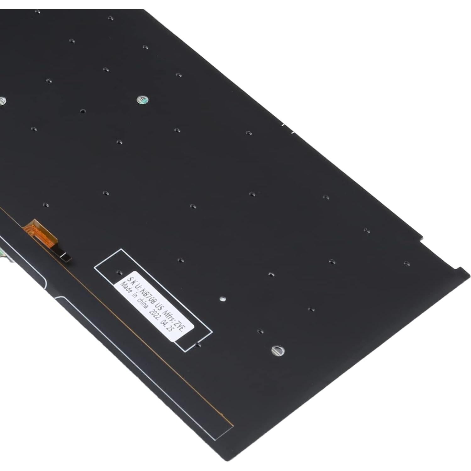 for ASUS Vivobook X512 X512D X512DA X512F X512FA X512U US Version Keyboard with Backlight (Silver)