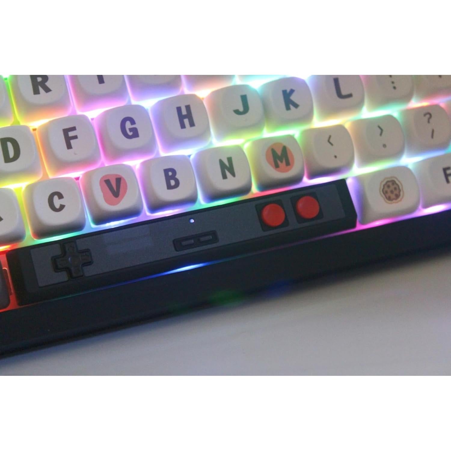 Tecla de barra espaciadora personalizada Cmokifuly Tipo-B Negro