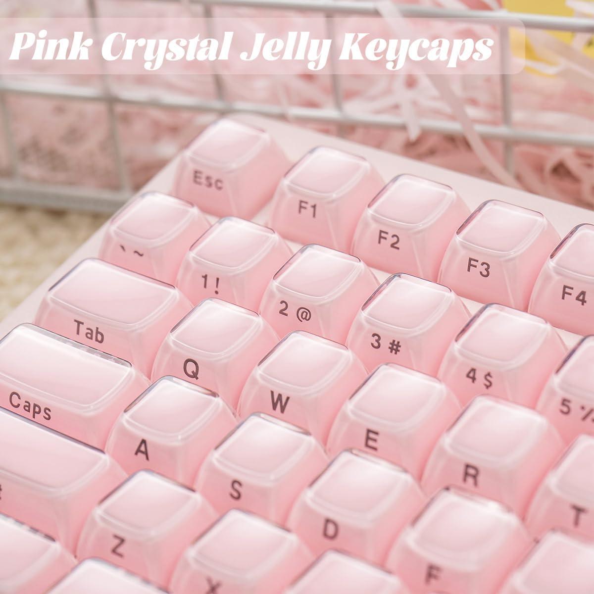Teclas Mecánicas Personalizadas SUEHIODHY 113 Teclas Rosa