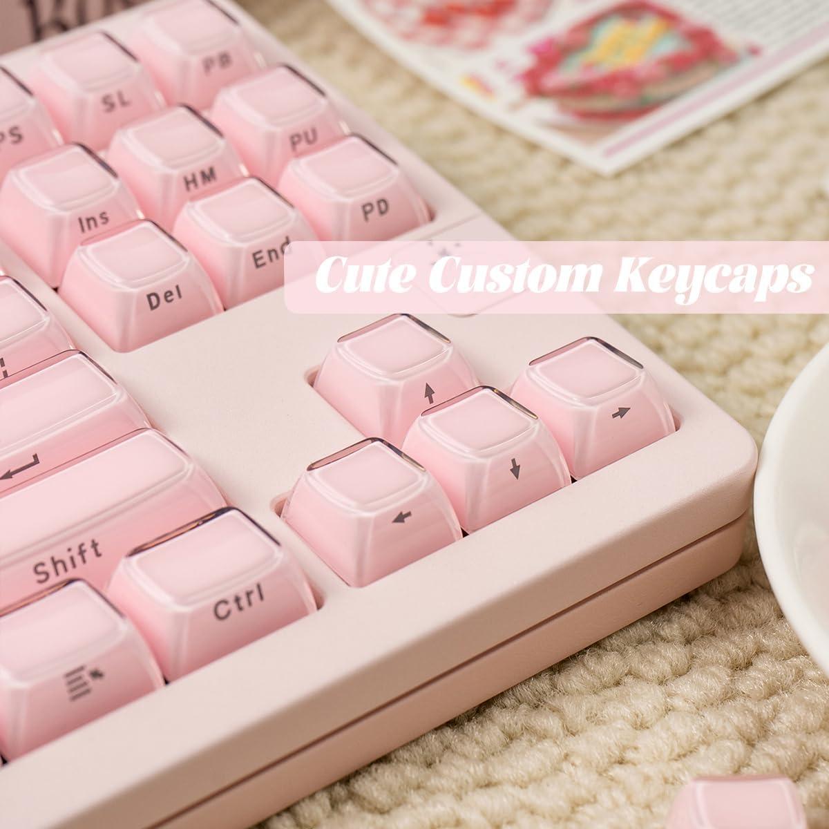 Teclas Mecánicas Personalizadas SUEHIODHY 113 Teclas Rosa