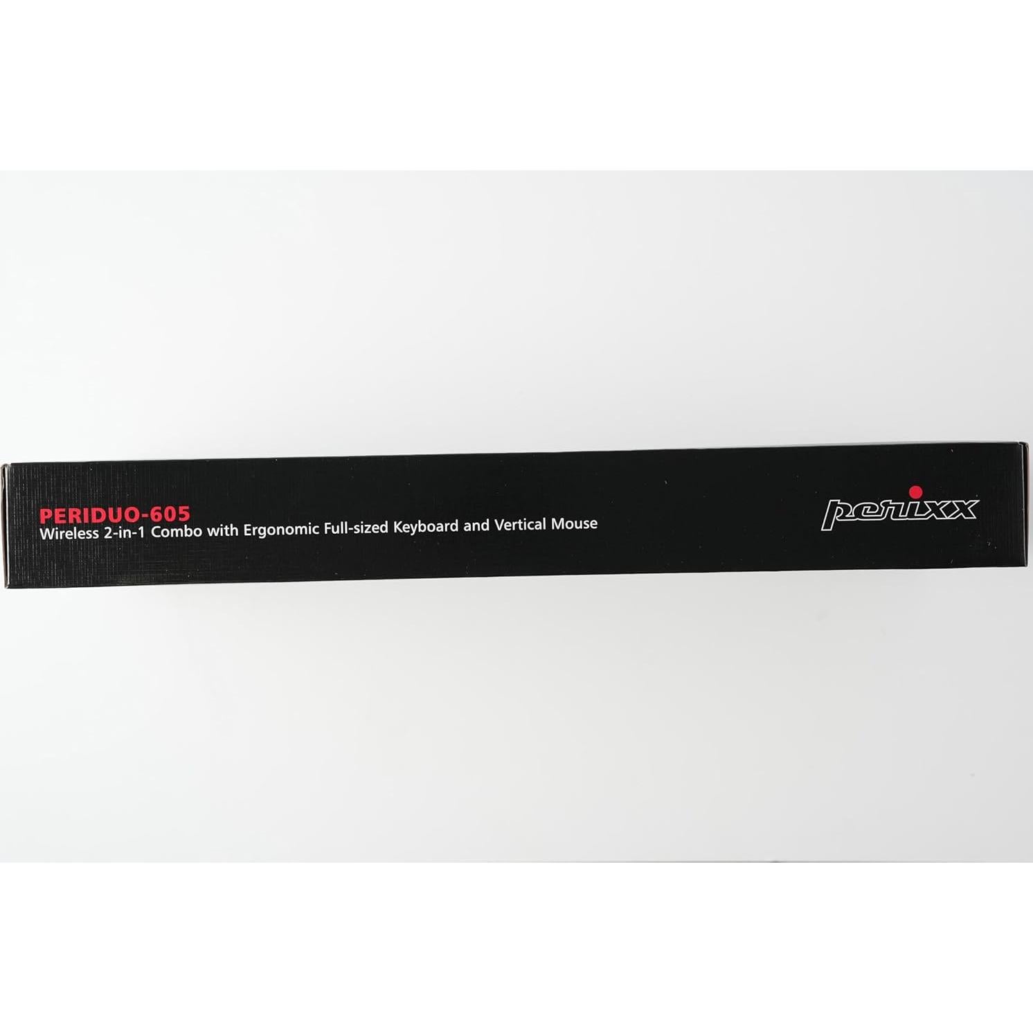 Teclado Ergonómico Inalámbrico Perixx PERIDUO-605 y Ratón Vertical