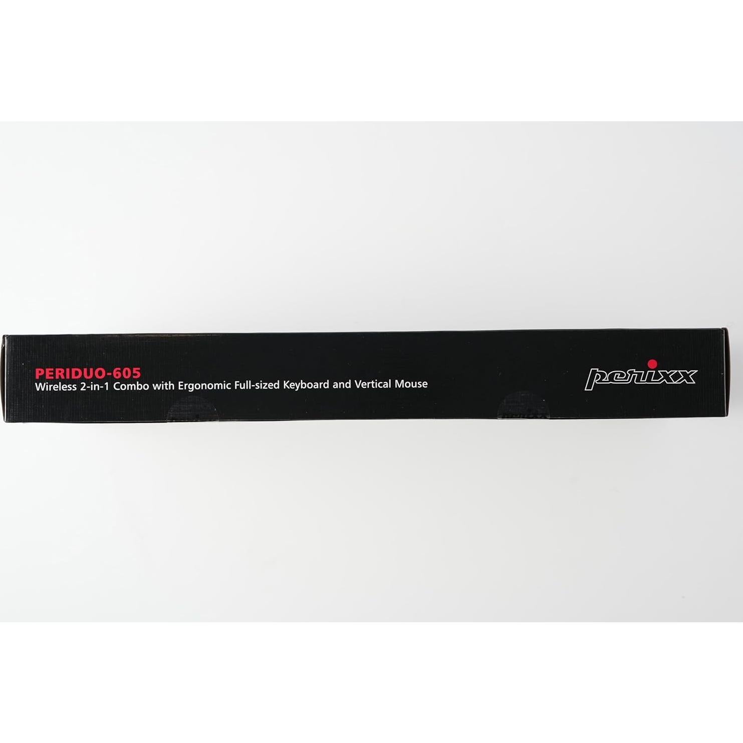 Teclado Ergonómico Inalámbrico Perixx PERIDUO-605 y Ratón Vertical