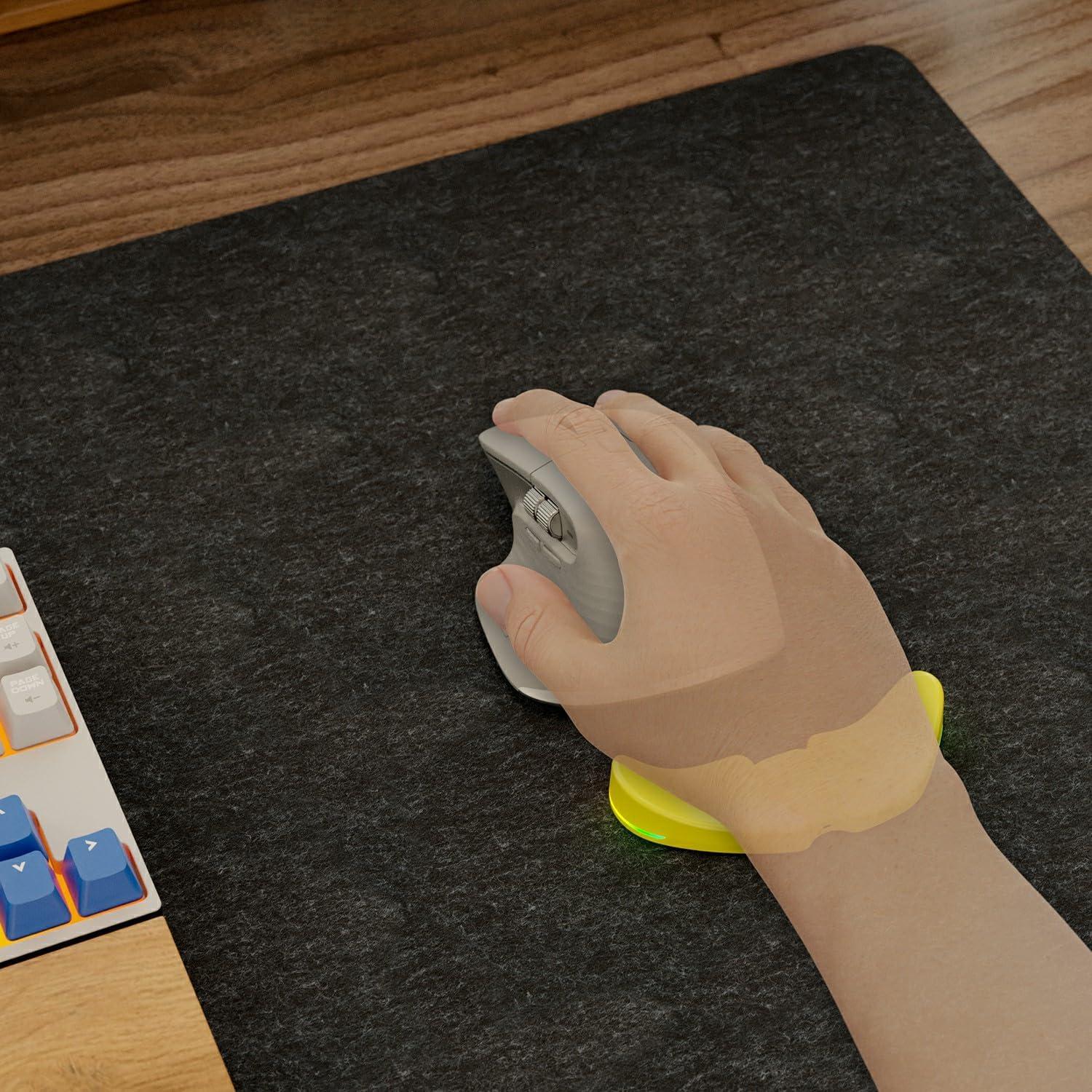 Reposapulgares Ergonómico IFYOO HornsX1 RGB Amarillo2