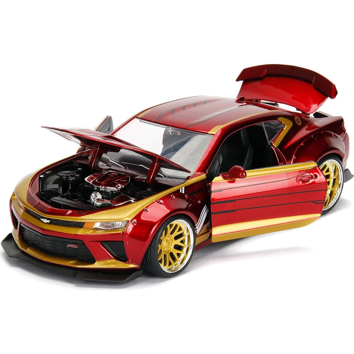 Auto de fundición Jada Toys 2016 Chevy Camaro SS Iron Man 27.94 cm
