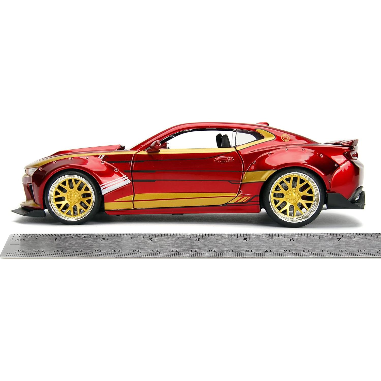 Auto de fundición Jada Toys 2016 Chevy Camaro SS Iron Man 27.94 cm