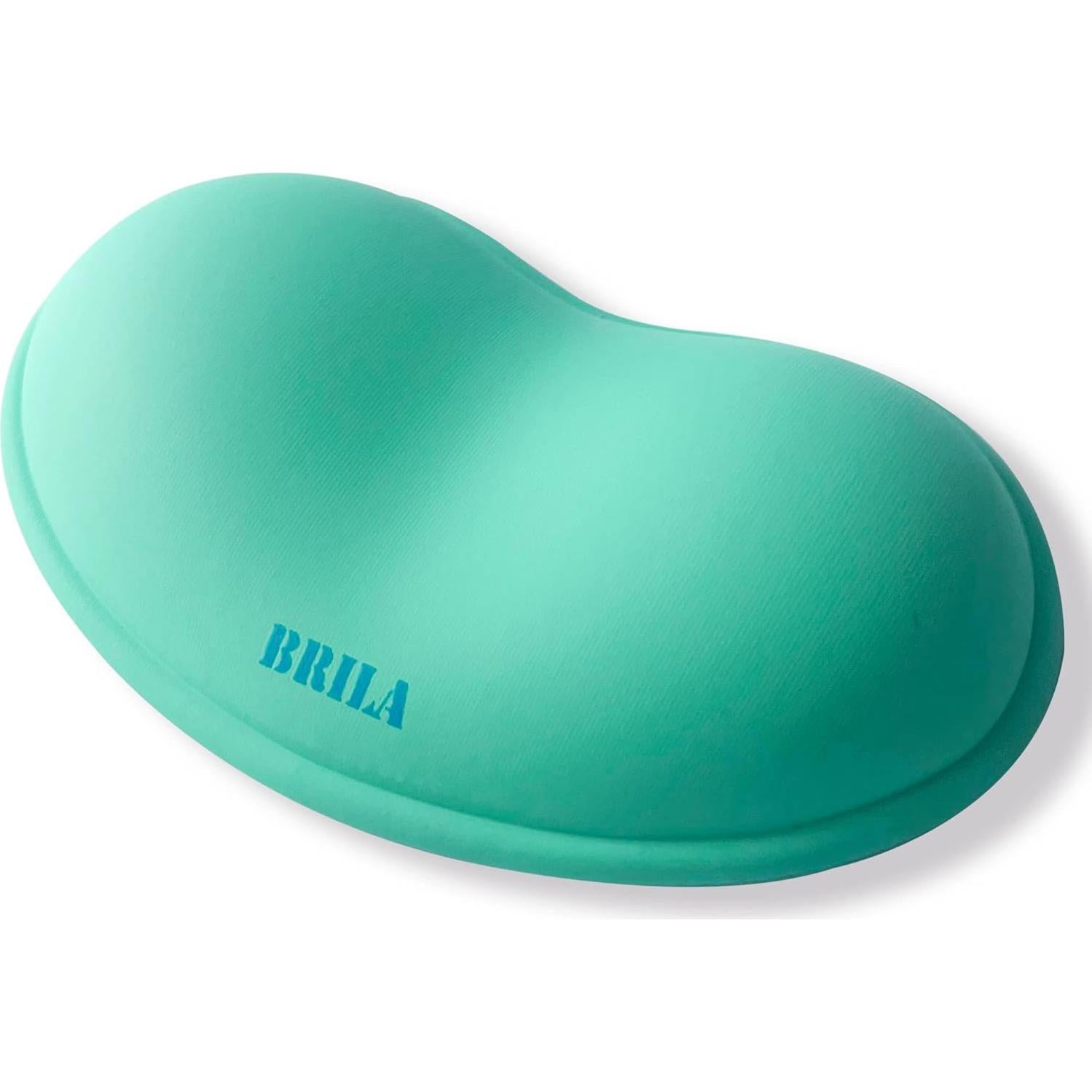 Reposamuñecas Ergonómico BRILA de Gel Silicona Cuero PU