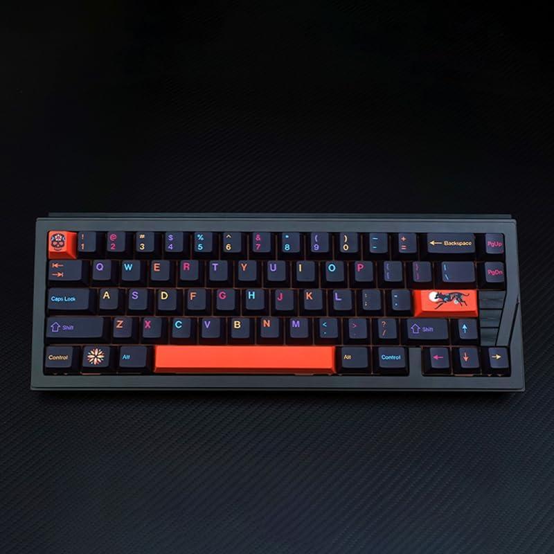 Teclas de Teclado Mecánico KBDiy Mictlán 143 PBT Naranja