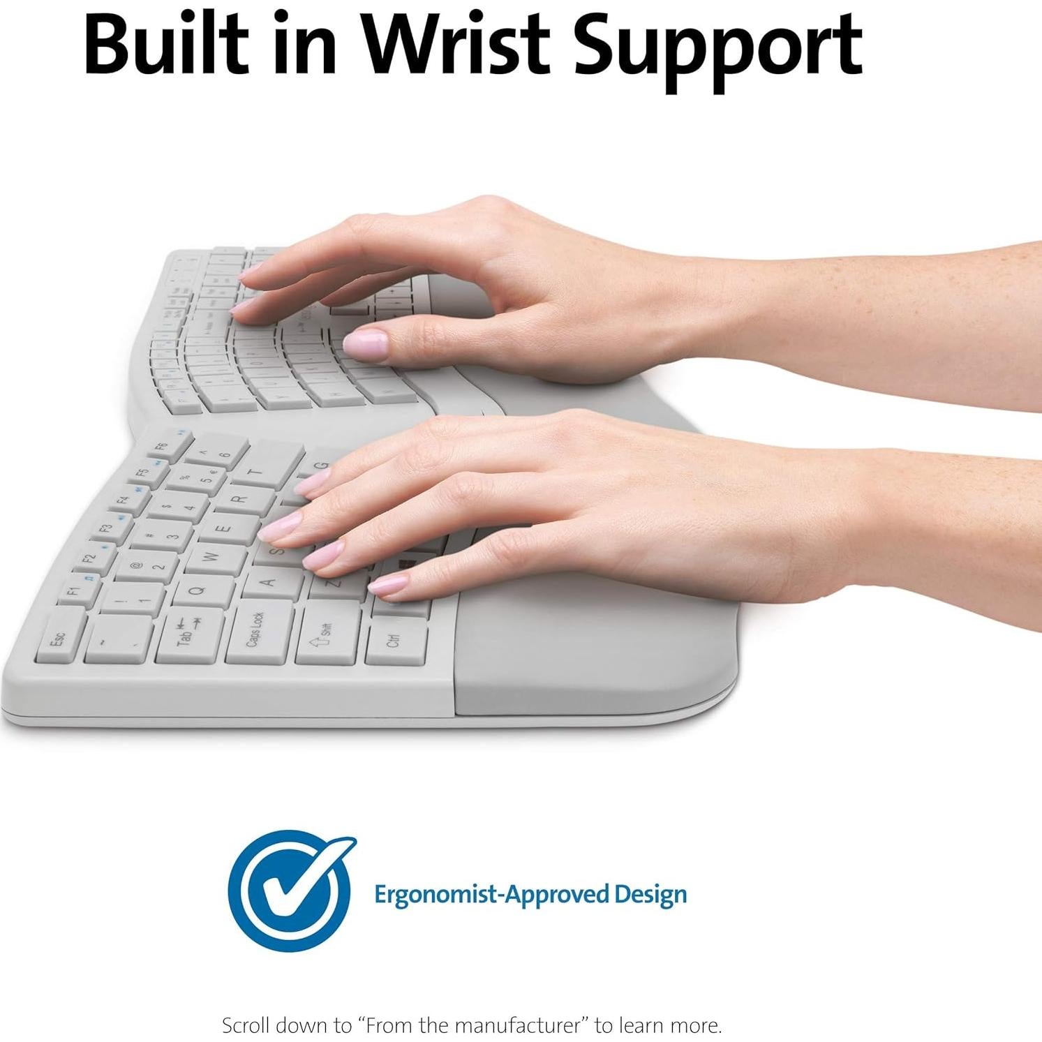 Teclado y Ratón Inalámbricos Ergonómicos Kensington Pro Fit