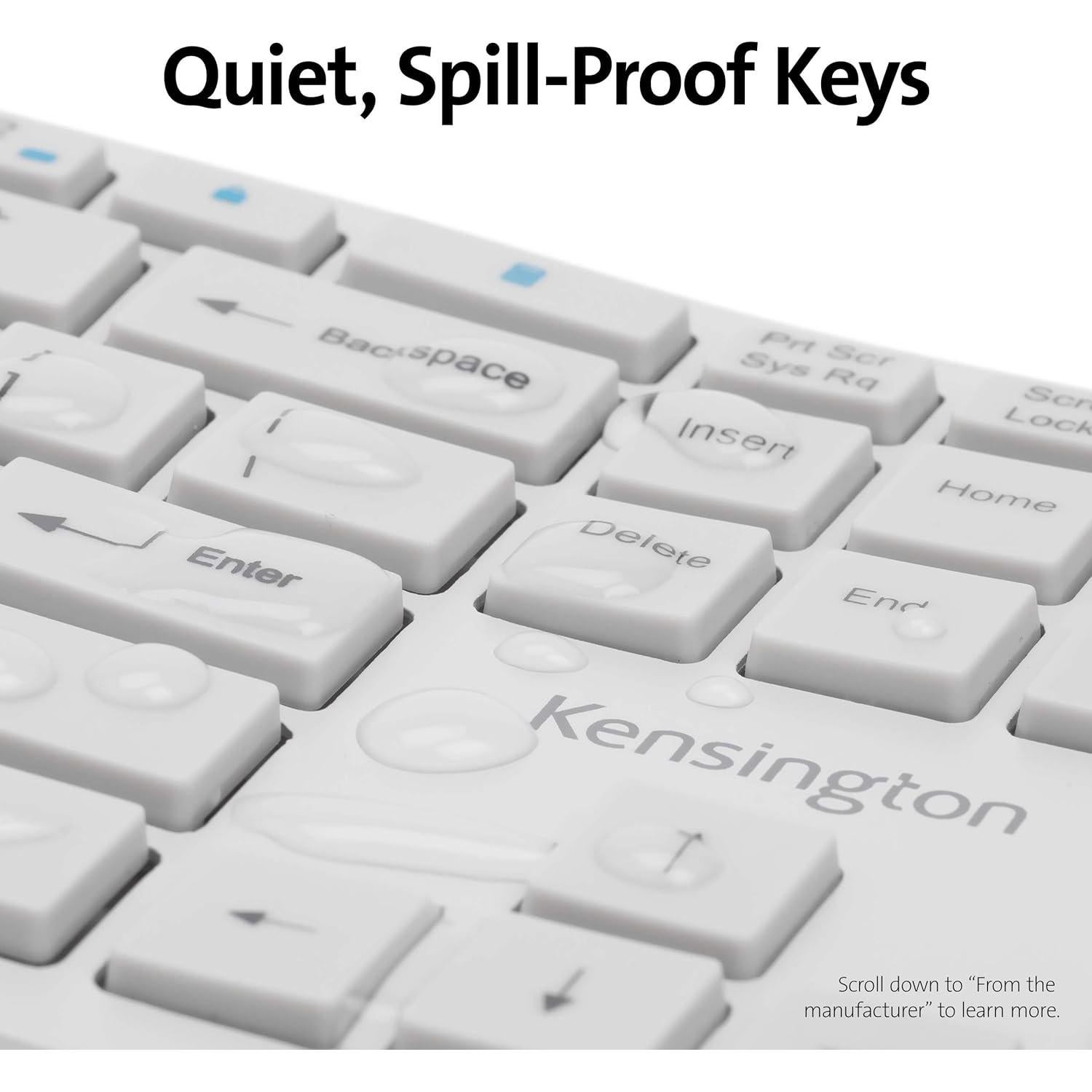 Teclado y Ratón Inalámbricos Ergonómicos Kensington Pro Fit