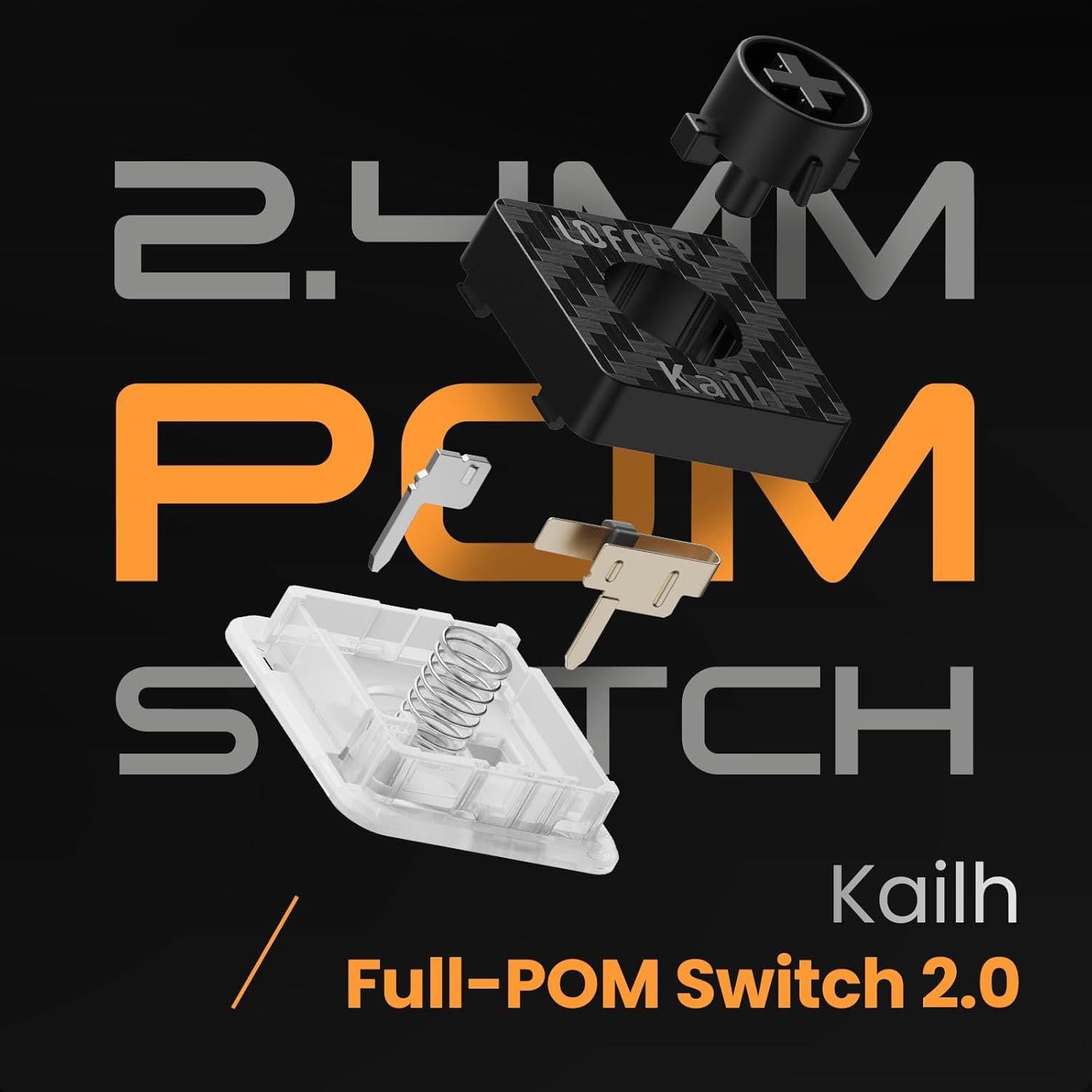 Teclado Mecánico Lofree Edge Bluetooth 75% Gris Volcán