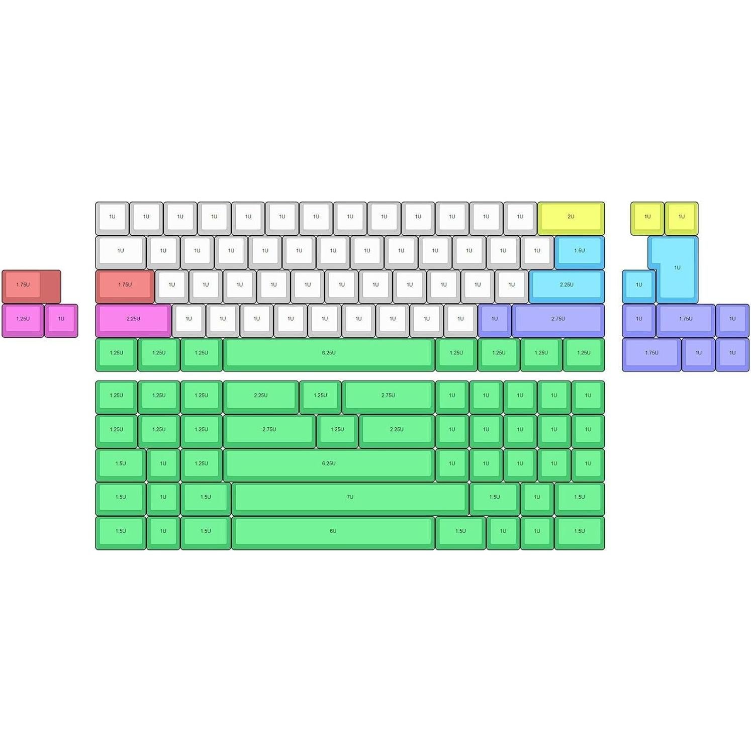 Placa de Posicionamiento de Latón 60% MARUIEEB 2.25U Shift