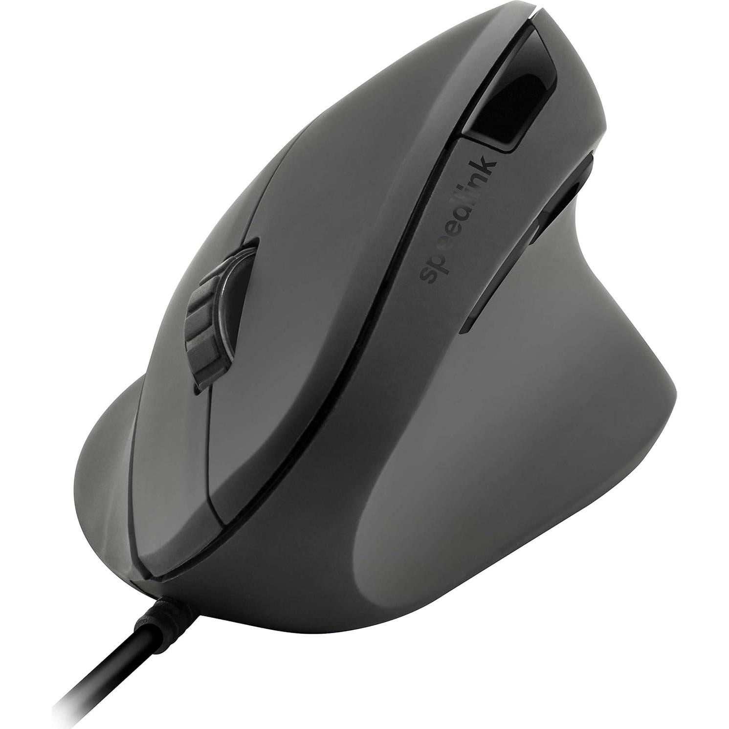 Ratón Vertical Ergonómico Speedlink SL-610019-BK - 800 a 2400 DPI