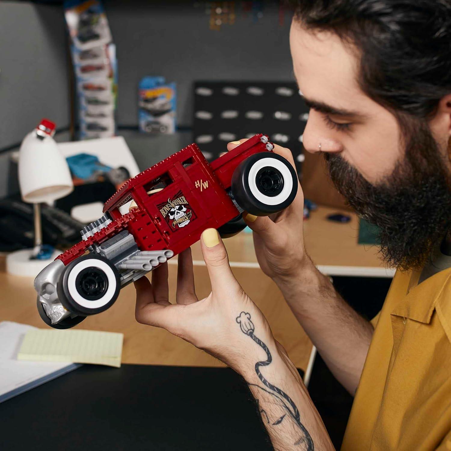 Juguete de Construcción Hot Wheels Bone Shaker 1:18 Metal