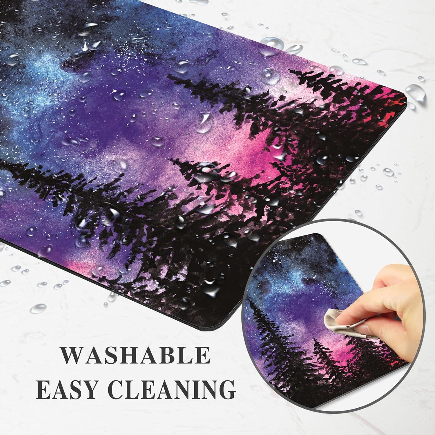 Alfombrilla de Ratón Oyanx1 Púrpura Bosque 24x20 cm Antideslizante