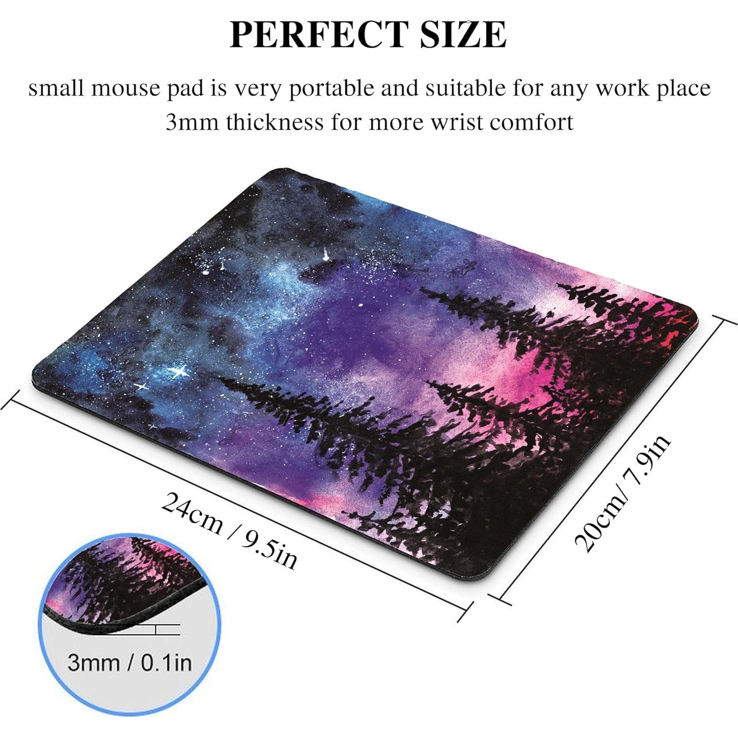 Alfombrilla de Ratón Oyanx1 Púrpura Bosque 24x20 cm Antideslizante