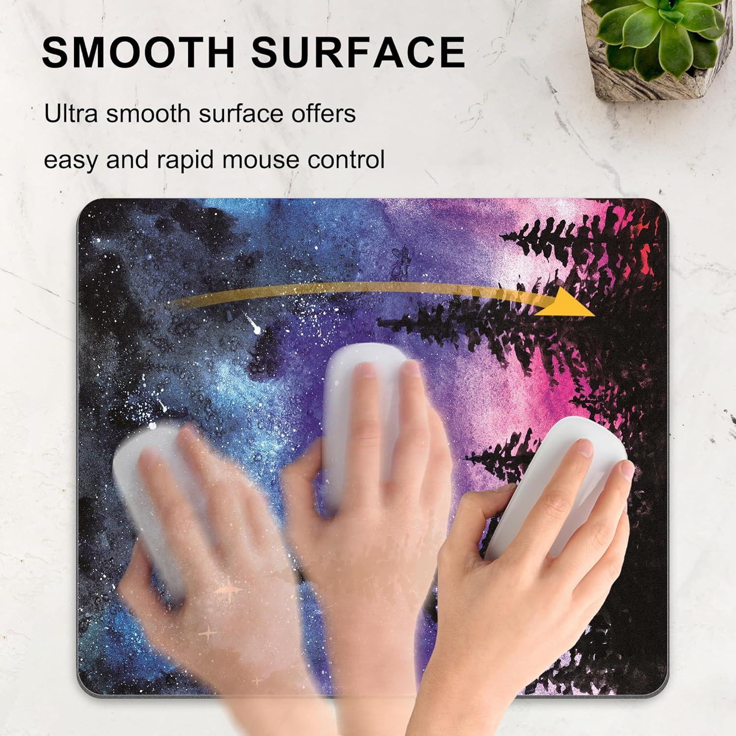 Alfombrilla de Ratón Oyanx1 Púrpura Bosque 24x20 cm Antideslizante