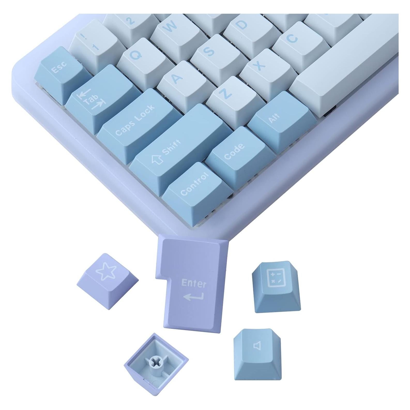 Juego de Teclas Mecánicas JOMKIZ 173 PBT Doble Inyección ISO ANSI