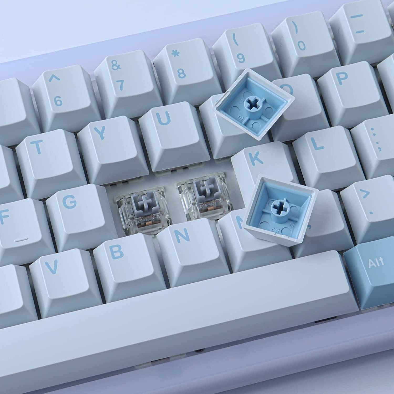 Juego de Teclas Mecánicas JOMKIZ 173 PBT Doble Inyección ISO ANSI