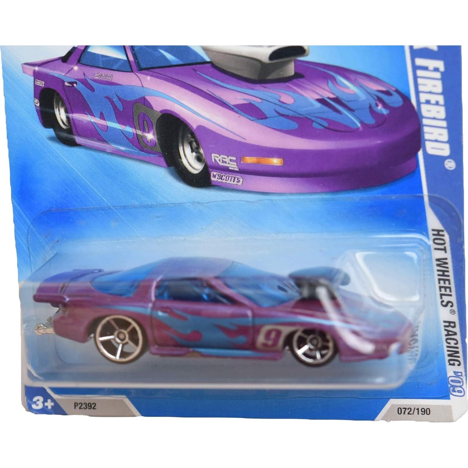 Hot Wheels Firebird Púrpura 72/190 Coche de Carreras 7.62 cm