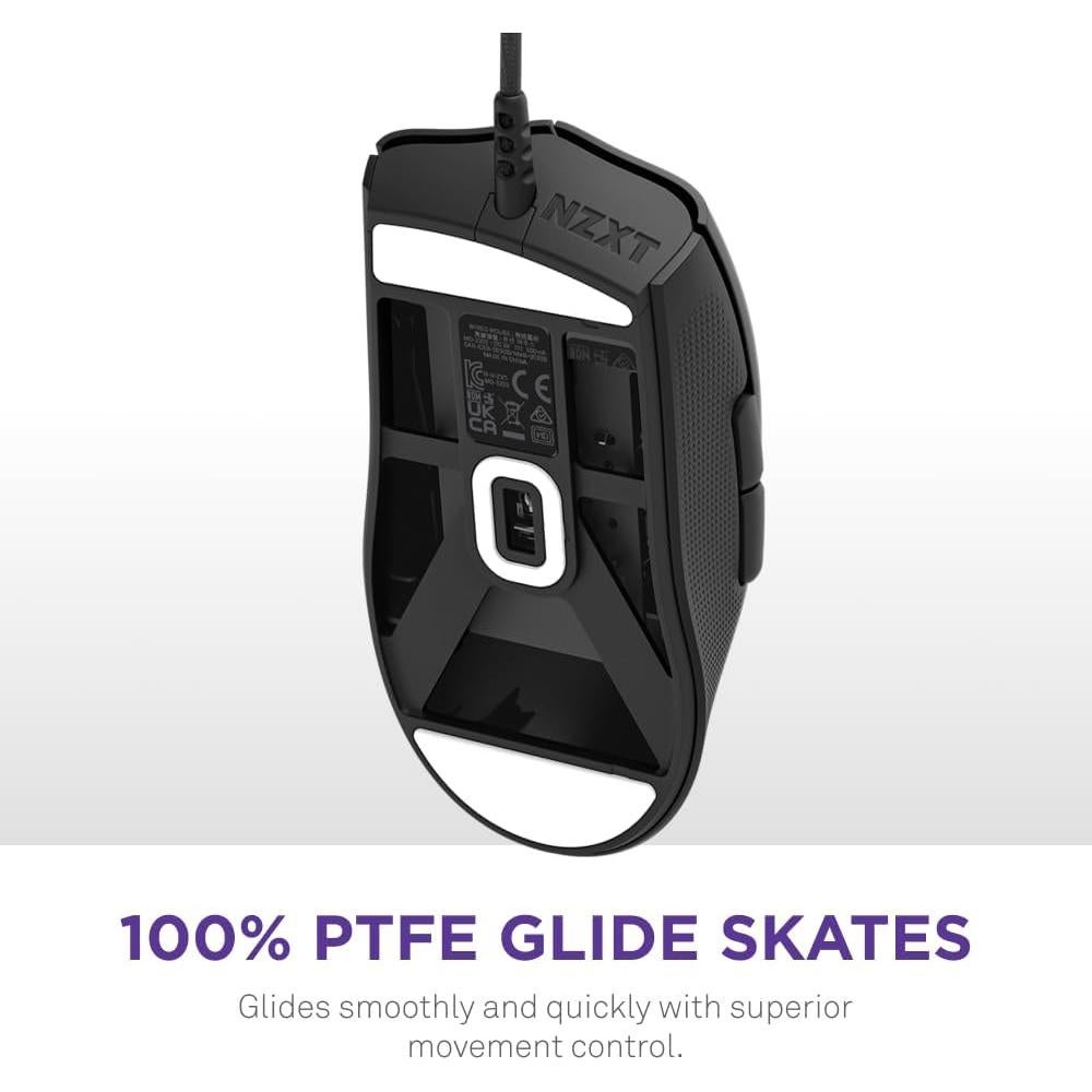 Ratón Gaming Ergonómico NZXT Lift 2 Ergo 61g 26K DPI