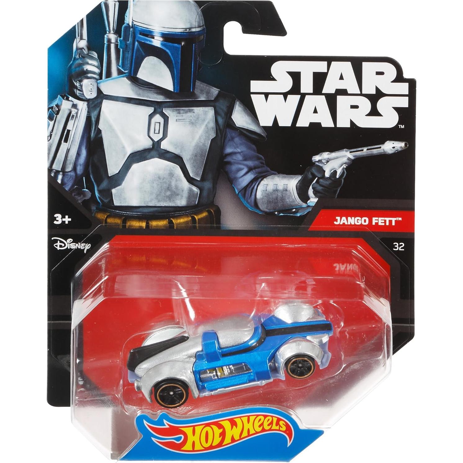 Coche Hot Wheels Star Wars Jango Fett 1:64 Coleccionable