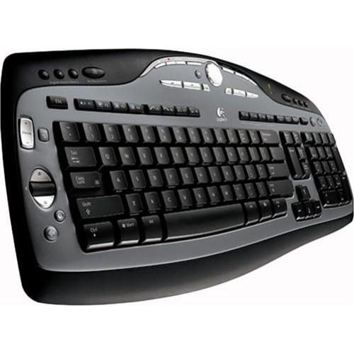 Teclado Inalámbrico Logitech MX3000 y Mouse Láser Negro
