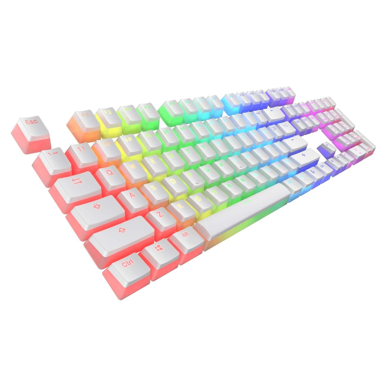 Juego de Teclas PBT Pudding TECWARE 112 Teclas para Mecánicos