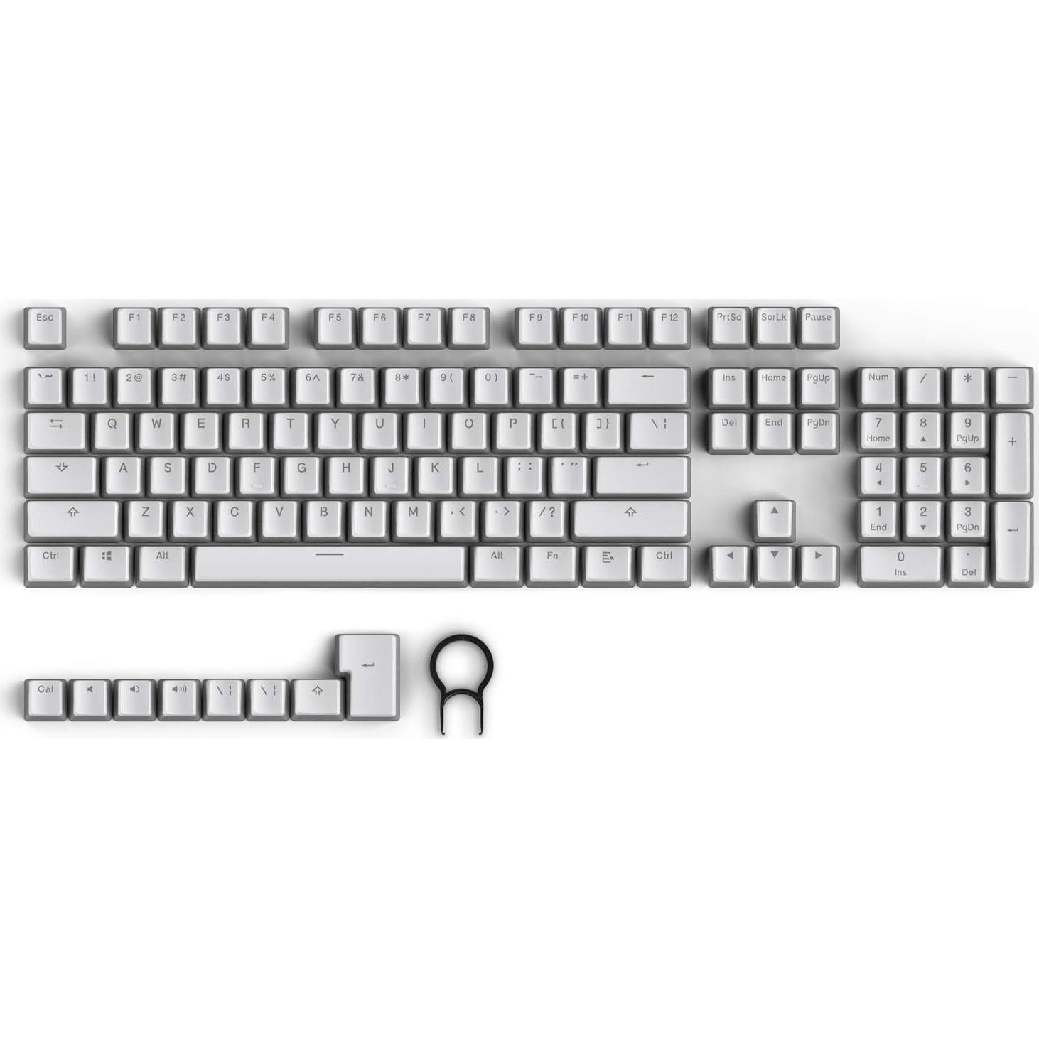 Juego de Teclas PBT Pudding TECWARE 112 Teclas para Mecánicos