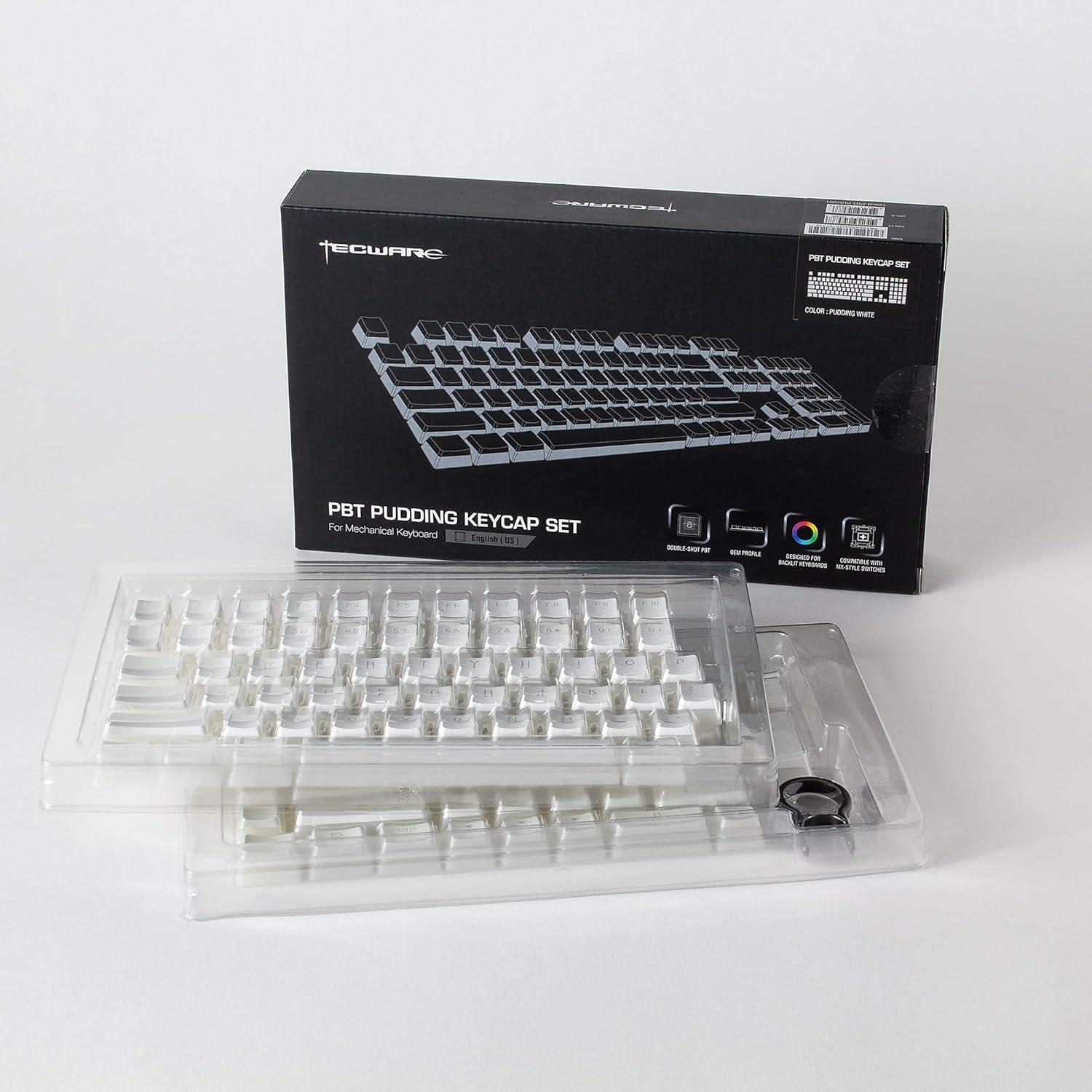 Juego de Teclas PBT Pudding TECWARE 112 Teclas para Mecánicos