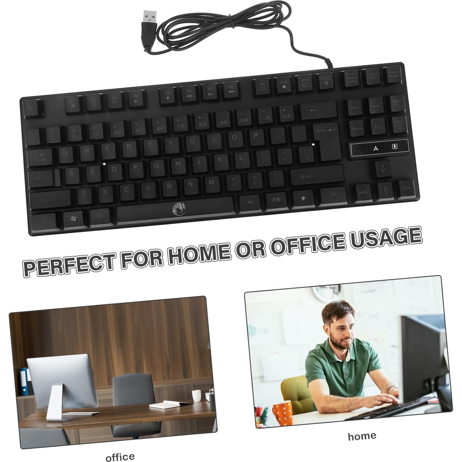 Teclado Mecánico Retroiluminado Artibetter USB 35.8x13cm