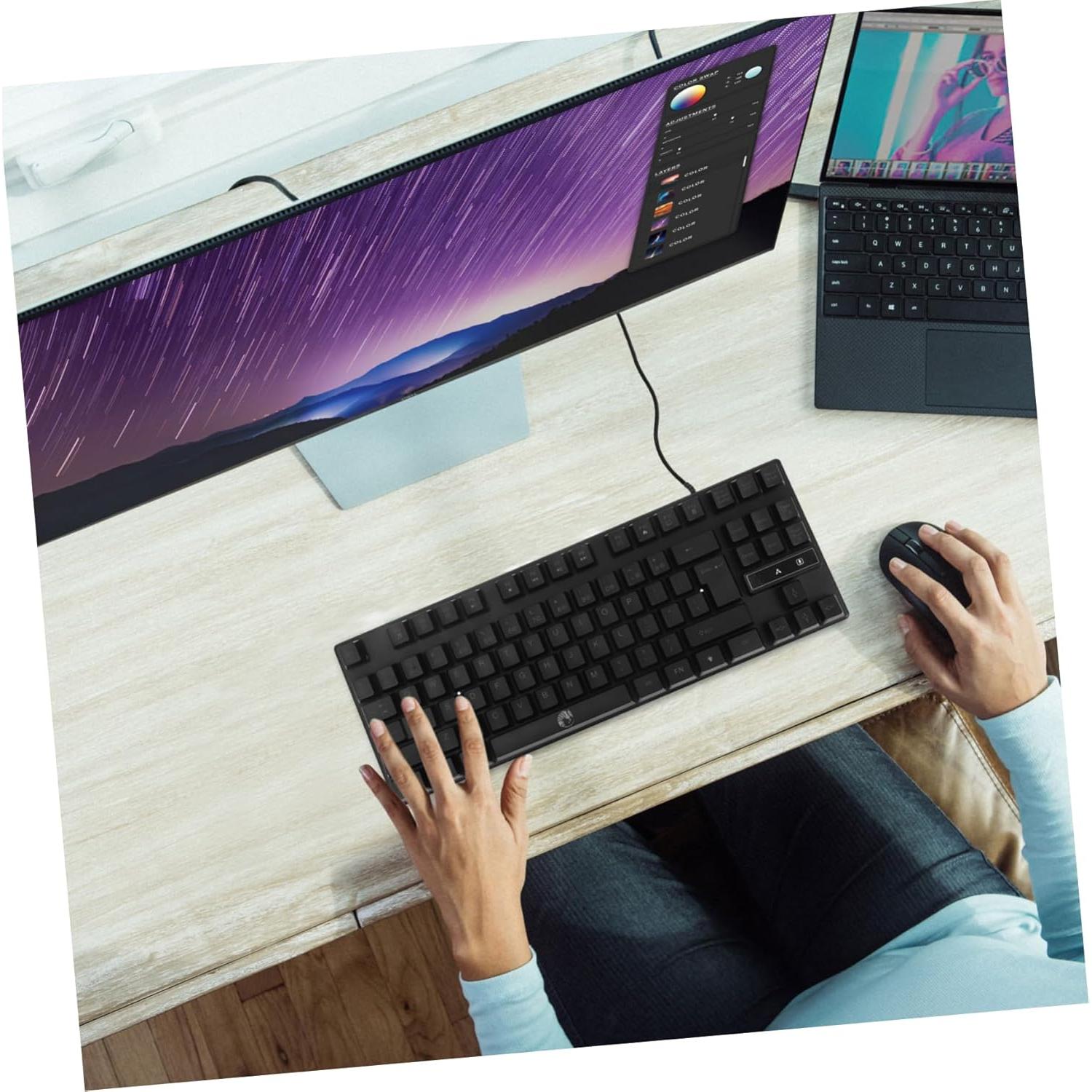 Teclado Mecánico Retroiluminado Artibetter USB 35.8x13cm