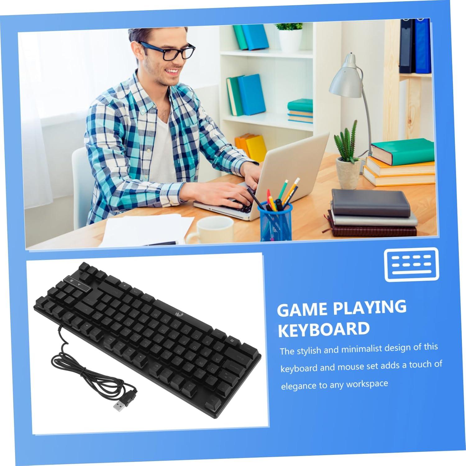 Teclado Mecánico Retroiluminado Artibetter USB 35.8x13cm