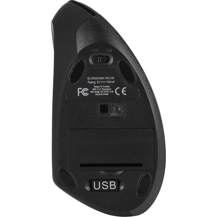 Mouse Vertical Ergonómico para Mano Izquierda Mugast 2000 DPI