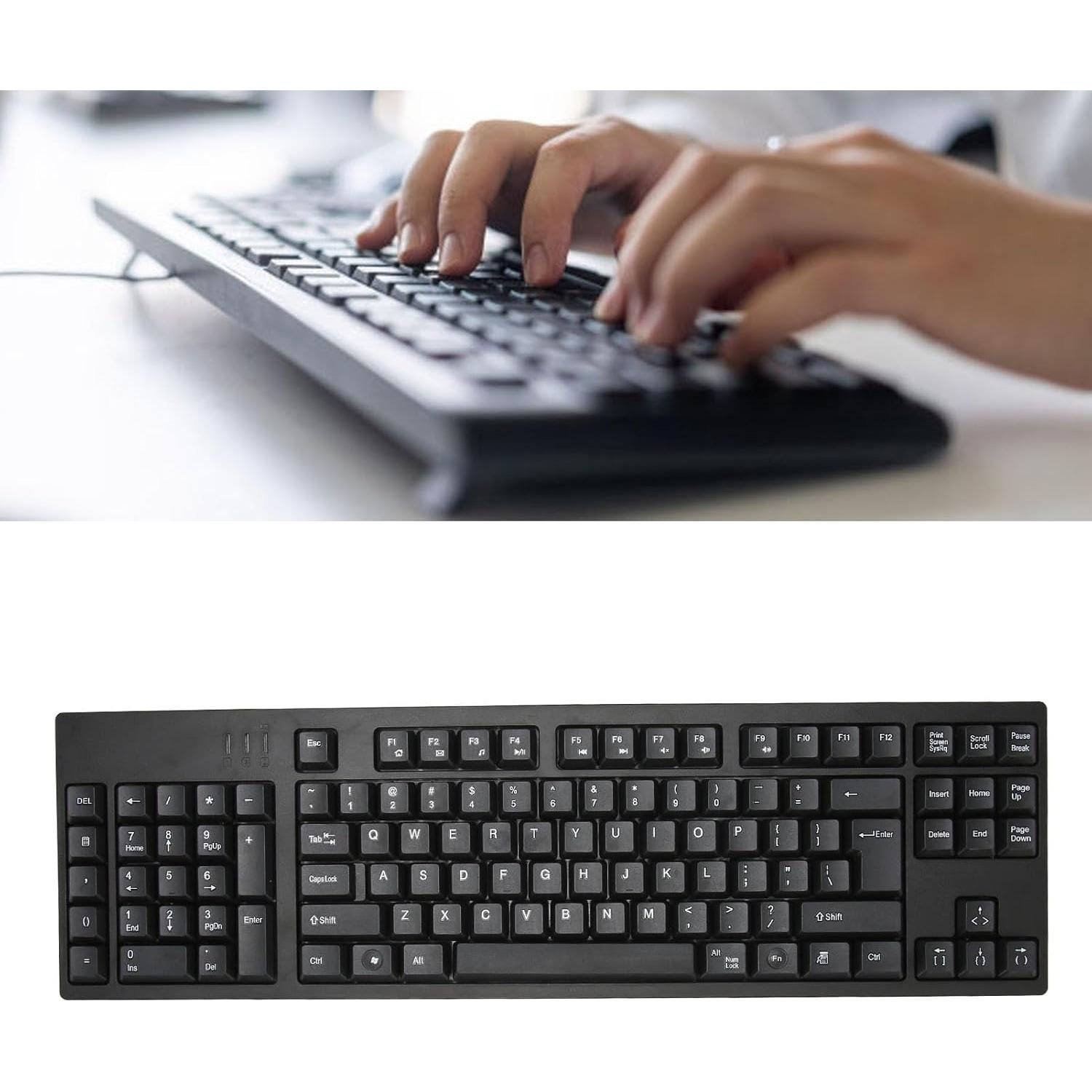 Teclado USB Ergonómico para Zurdos Joyzan - 109 Teclas