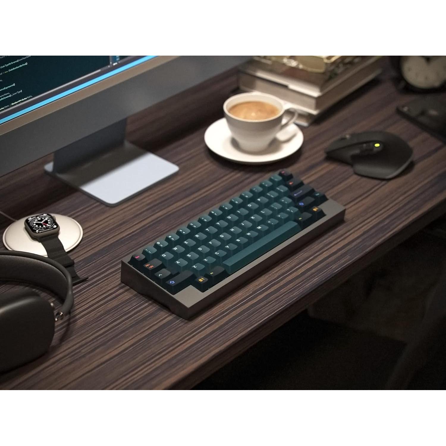 Conjunto de Teclas Kono KDS Solarized Dark PBT - Kit Base