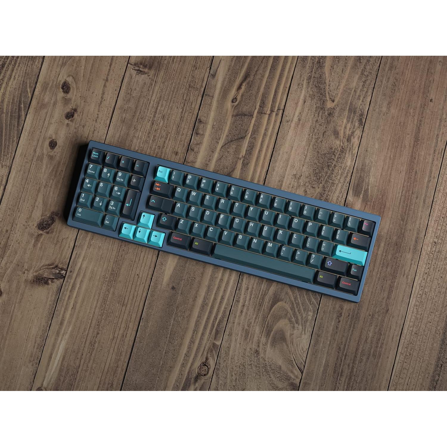 Conjunto de Teclas Kono KDS Solarized Dark PBT - Kit Base