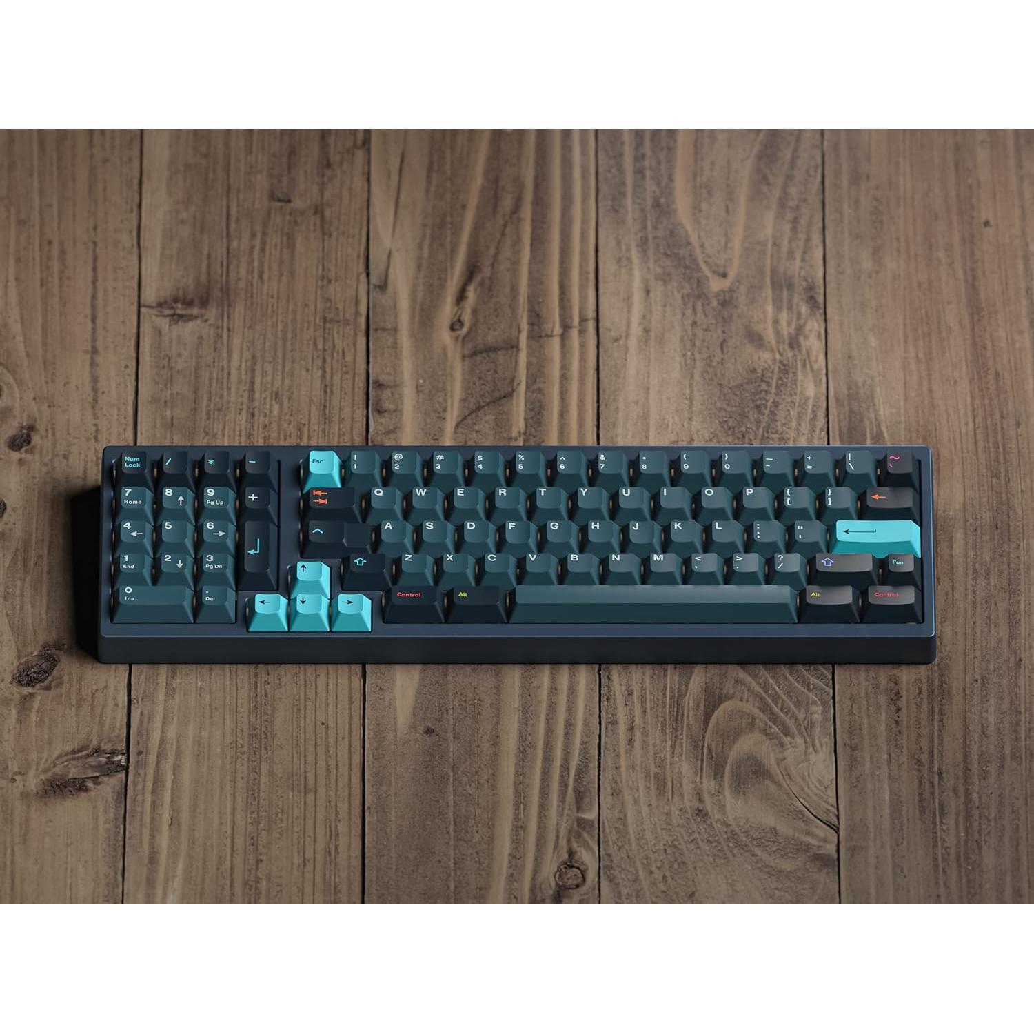 Conjunto de Teclas Kono KDS Solarized Dark PBT - Kit Base