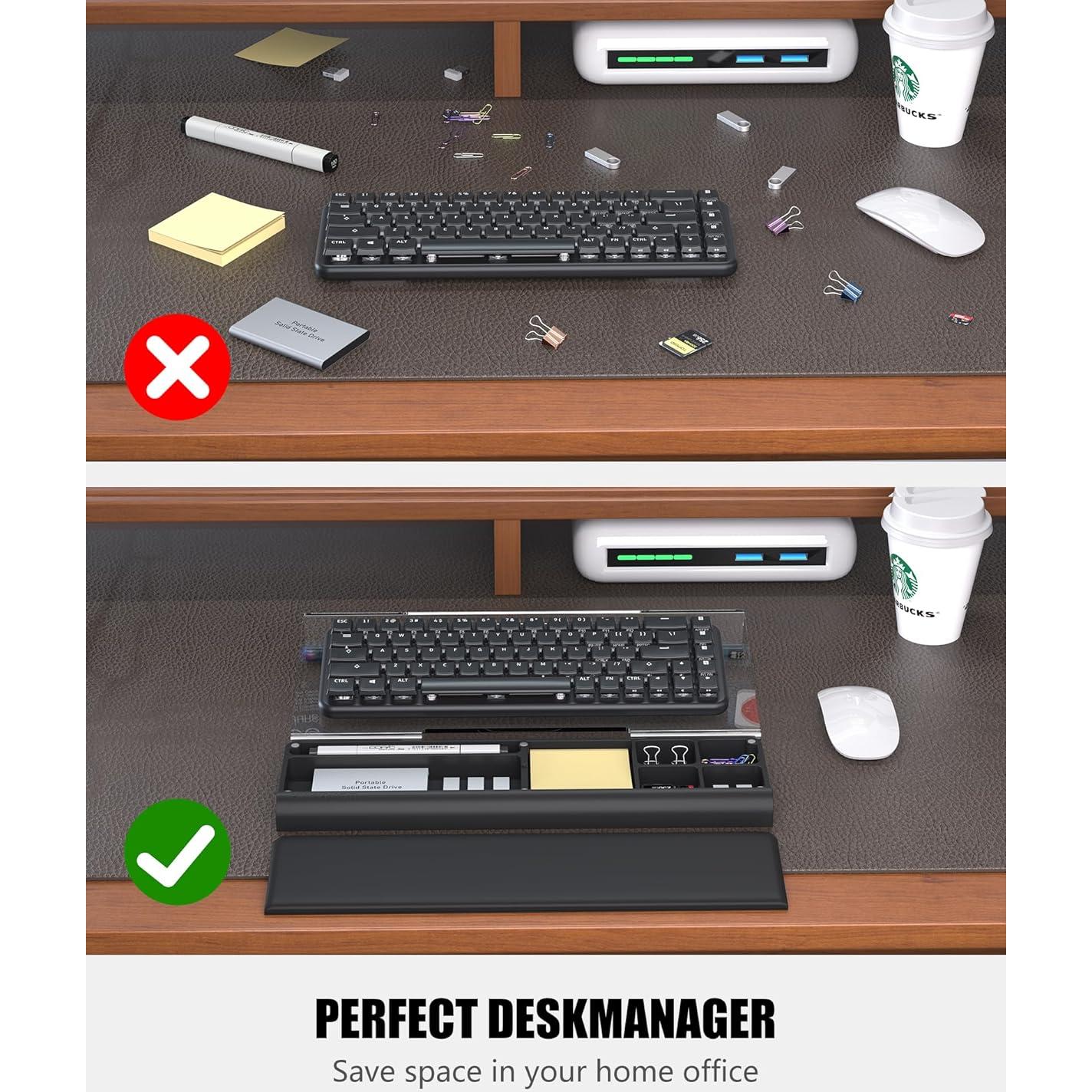 Soporte Ergonómico para Teclado HUICHANMI con Reposamuñecas