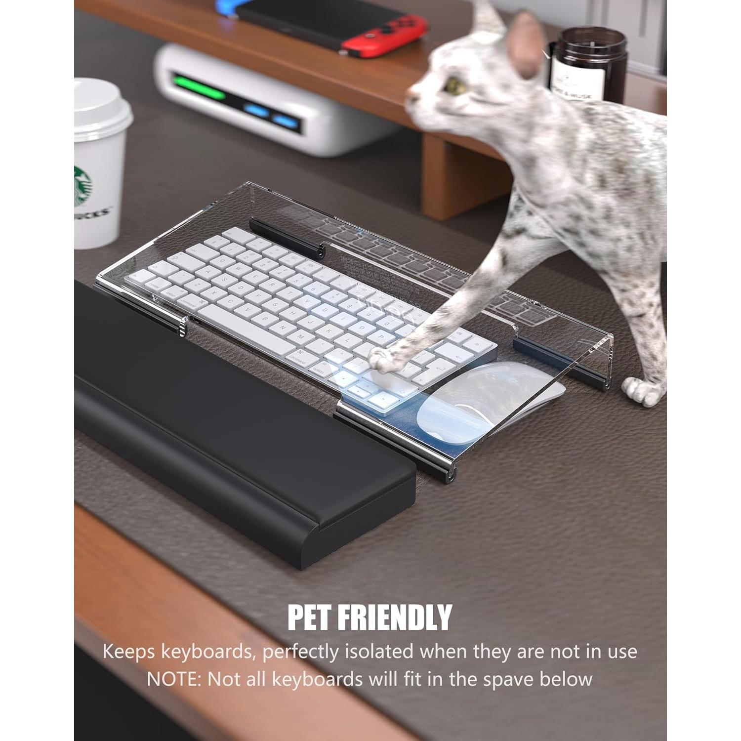 Soporte Ergonómico para Teclado HUICHANMI con Reposamuñecas