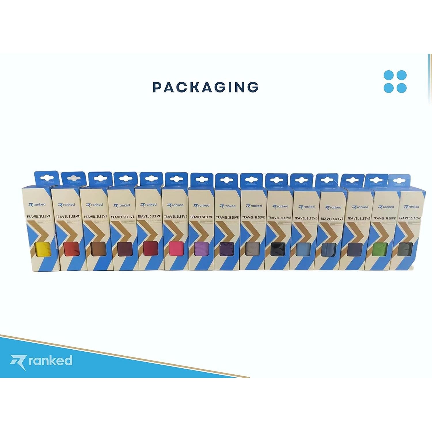 Funda de Viaje para Teclado Mecánico Clasificado Azul 35x15cm