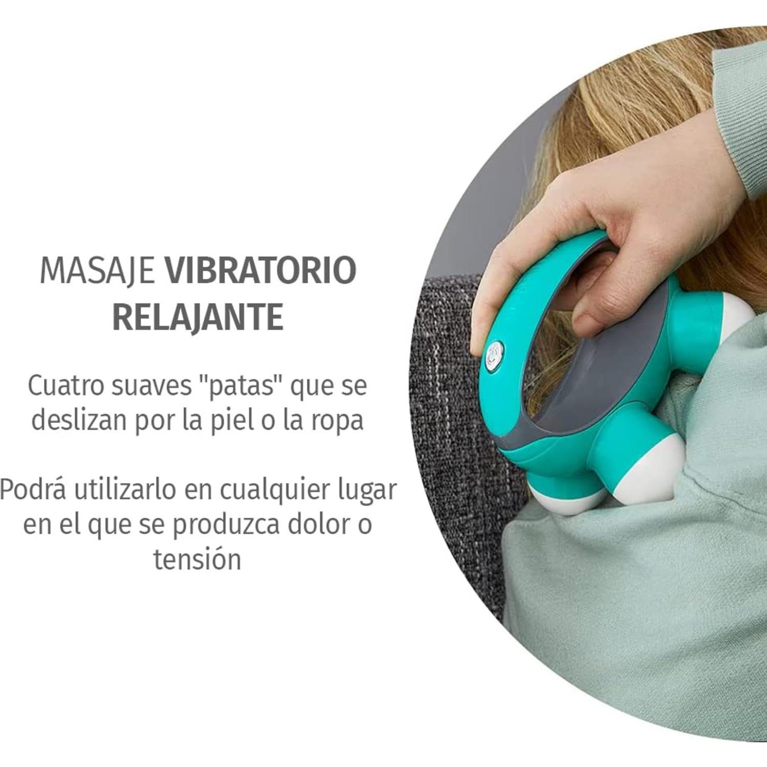 Masajeador de Mano HoMedics Quatro Mini Vibrante 4 Nodos
