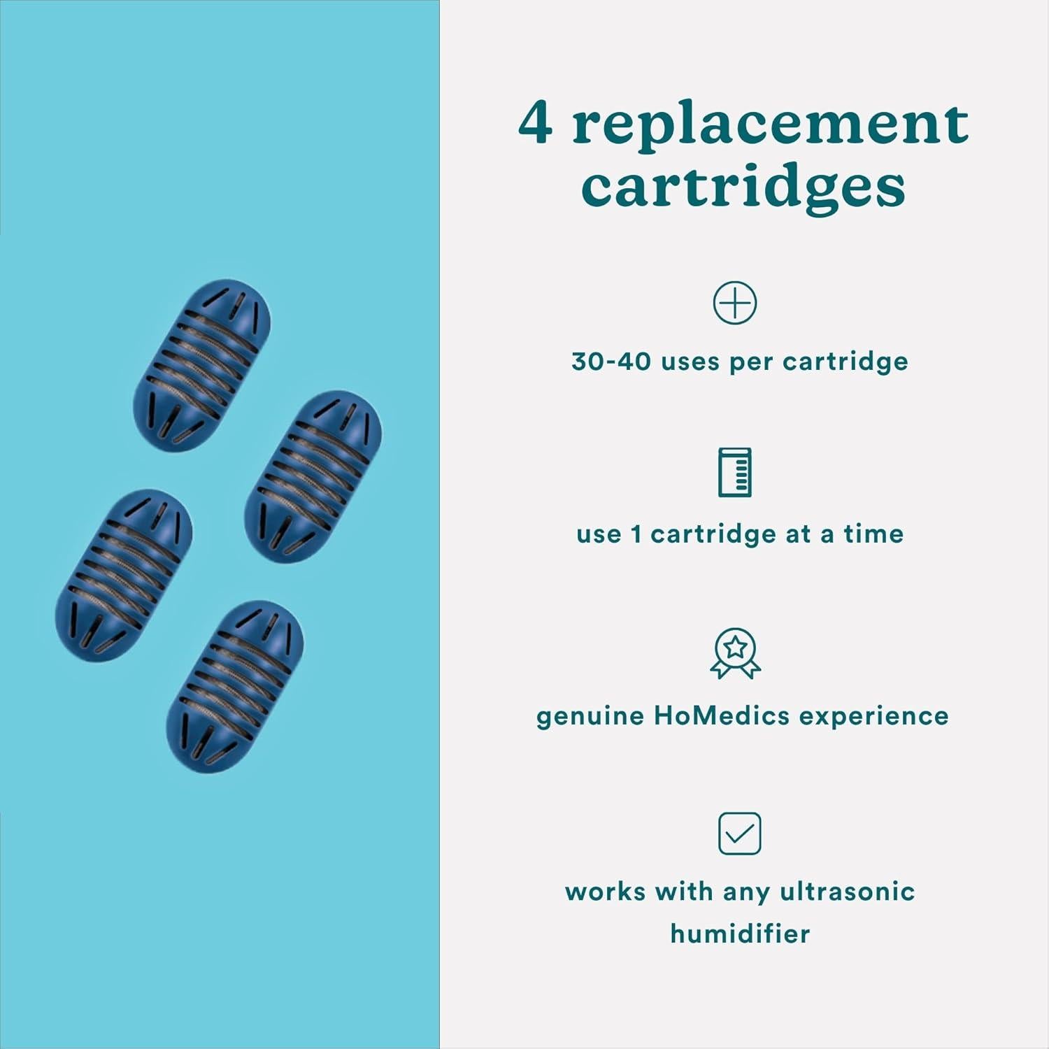 Cartucho de Desmineralización HoMedics UHE-HDC4 - 4 Piezas