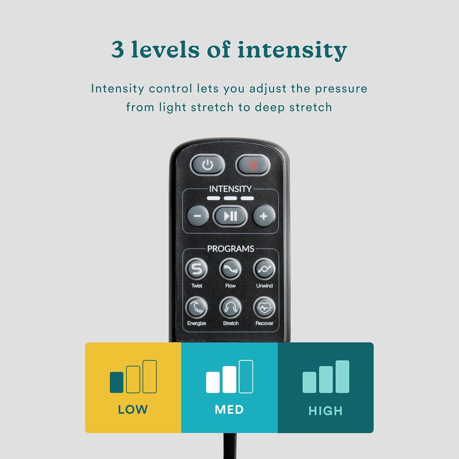 Cama de Estiramiento HoMedics Body Flex con Calor 6 Programas