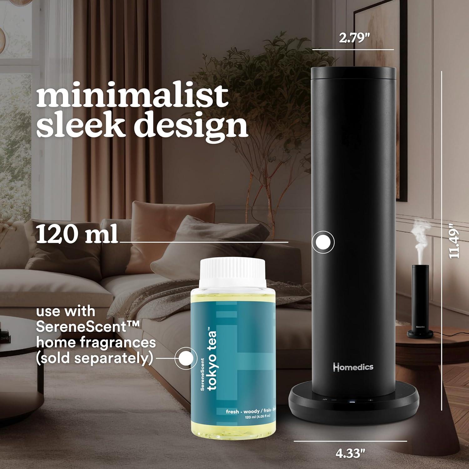 Difusor de Fragancia Sin Agua Homedics SereneScent 120ml