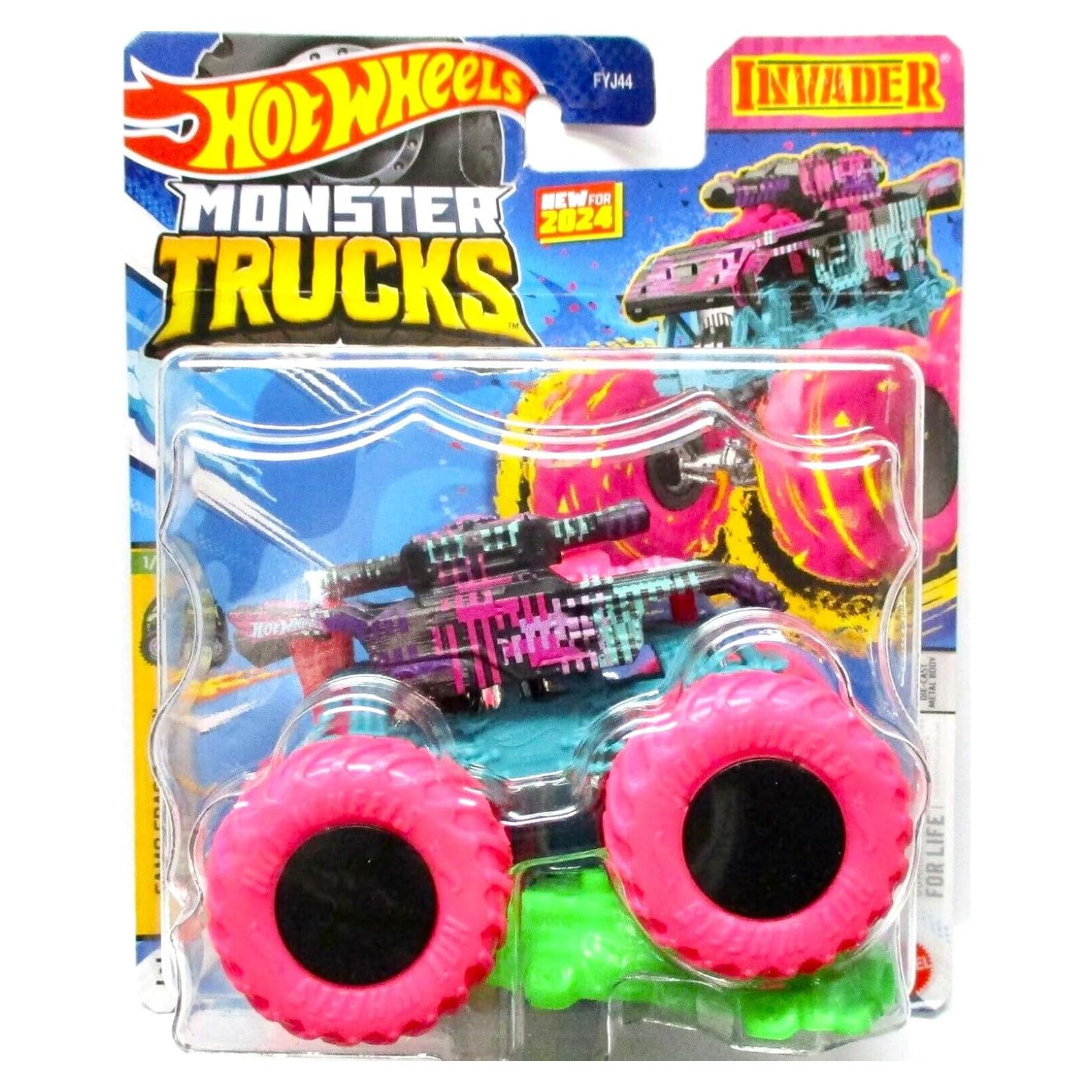 Hot Wheels Monster Trucks Mattel 1:64 Invader Camo