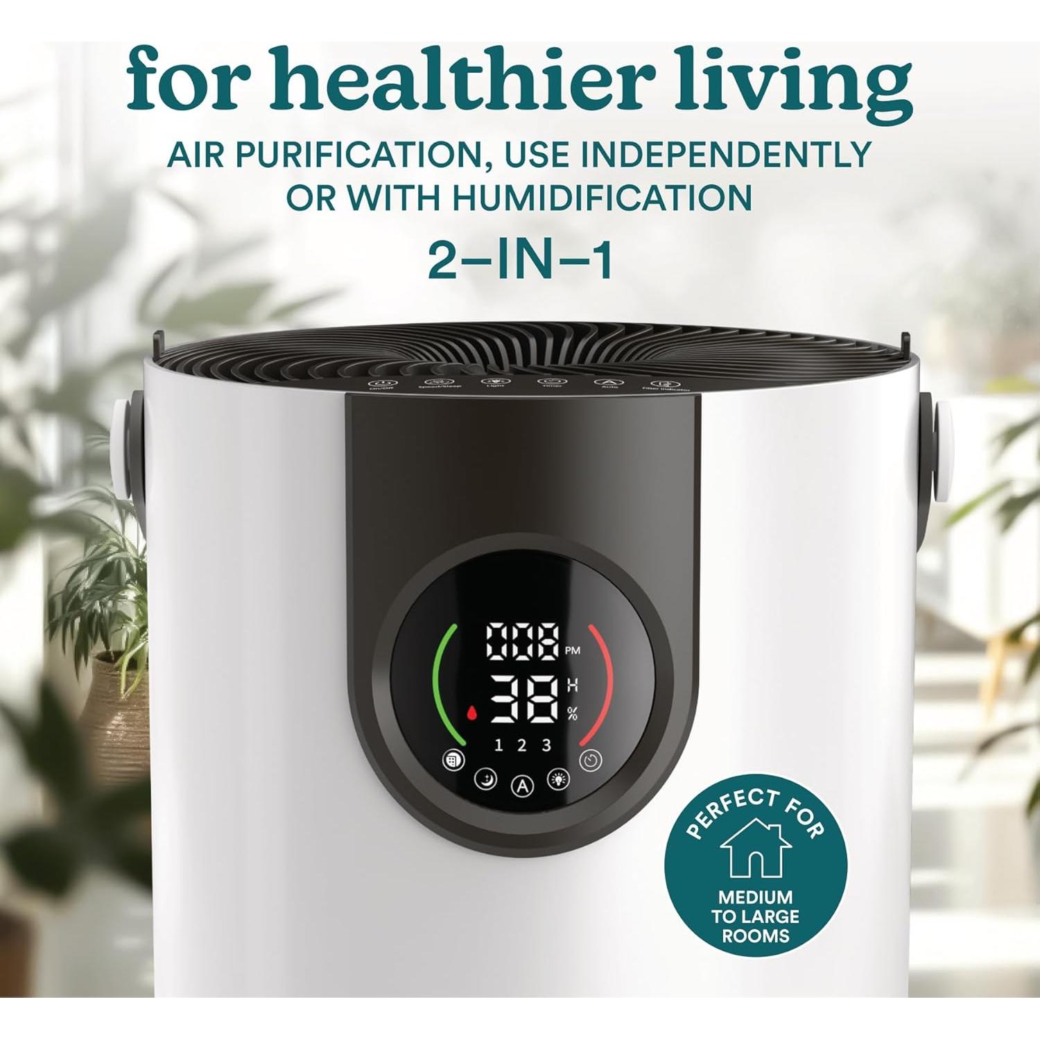 Humidificador y Purificador de Aire Homedics AP-H400 - 38.65 m²